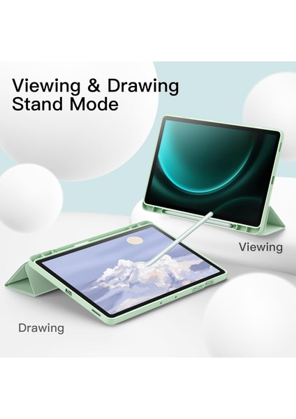 Samsung Galaxy Tab S10 Plus Kalem Şarjına Uygun Kalemlikli Uyku Modlu Stromix Standlı Kapaklı Kılıf Sm- X820 indirimleri