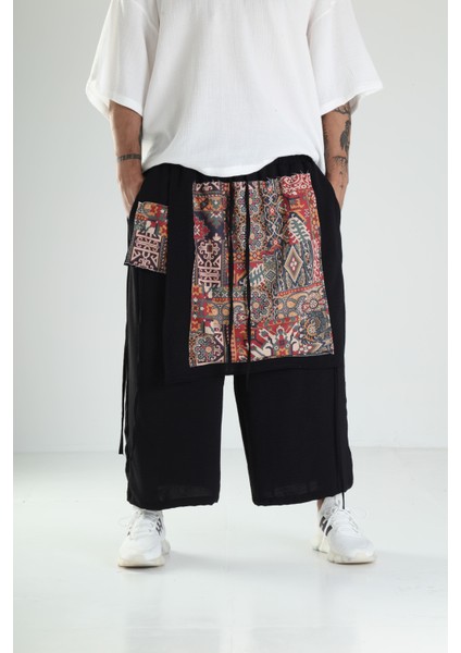Etnik Desenli Tokyo Şalvar Pantolon