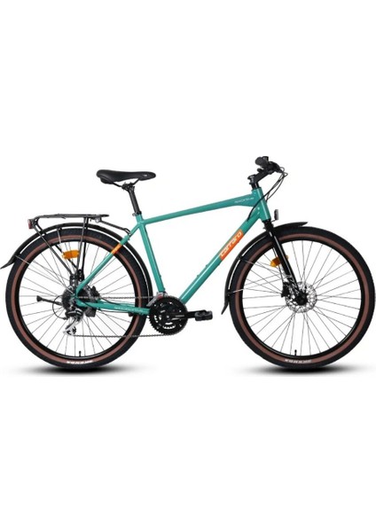 Sportive 724 Hd - 27,5 Jant 16'' 41CM ( S ) Kadro Şehir Bisikleti-Deniz Mavi/siyah Turuncu