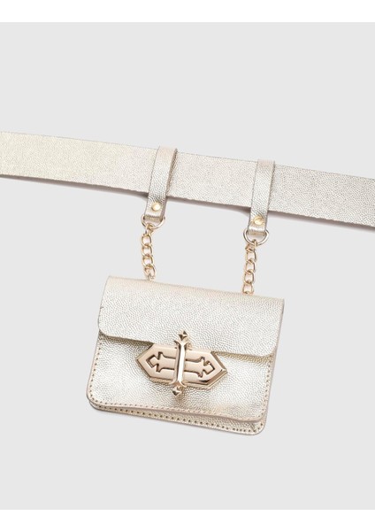 Cle Hakiki Deri Altın Kadın Kemer fiyatları