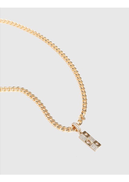 Andi Altın Renk Kadın Kolye