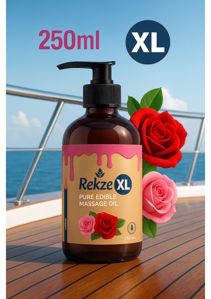 3 Adet Büyük Boy gül Aromalı Aphrodisiac Etkili Vücut Aromaterapi Masaj Yağı 250 ml fiyatları