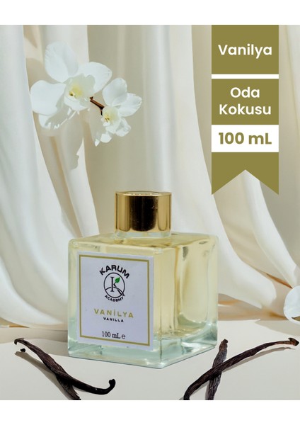 Vanilya – Sıcak, Tatlı ve Davetkâr Bir Atmosfer Çubuklu Kare Oda Kokusu 100ML