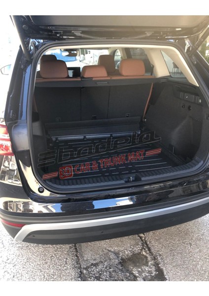Skoda Kodiaq 2024- Sonrası (Alt Kademe) Uyumlu 3D Kauçuk Bagaj Havuzu fiyatları