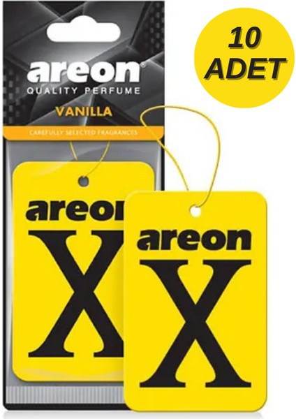x Vanilla 10'lu Oto Araç Kokusu