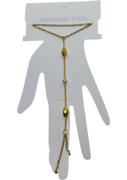 Altın Renk Kesik Silindir Inci Çelik Şahmeran - 3536 fiyatları