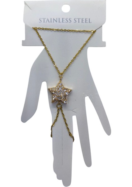 Altın Renk Yıldız Çelik Şahmeran - 3527