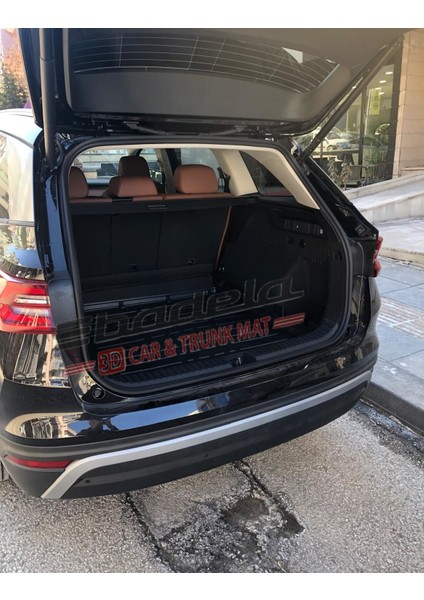 2025 Skoda Kodiaq (Alt Kademe) Uyumlu 3D Kauçuk Bagaj Havuzu