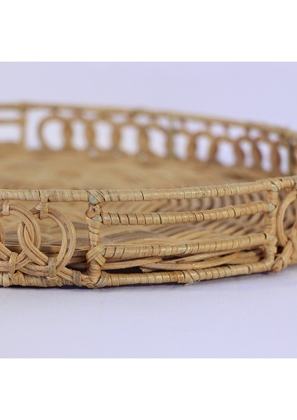 Mylamp Lantana 35X5 Cm. Rattan Tepsi modelleri