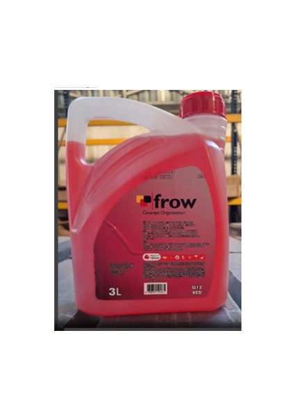Antifiriz Kırmızı -56 Derece Organik Antifiriz 3 Lt Frow