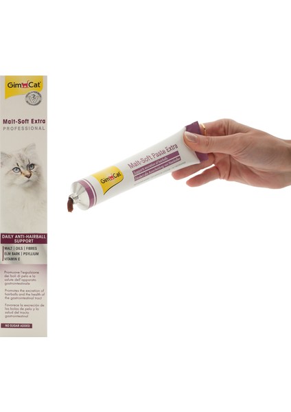 Petischo x Gimcat Malt-Soft Extra Professional – Tüy Yumağı Önleyici Kedi Macunu – 100 G fiyatları