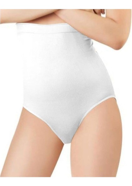 Kadın Siyah Slip Silikonlu Dikişsiz Korse 890