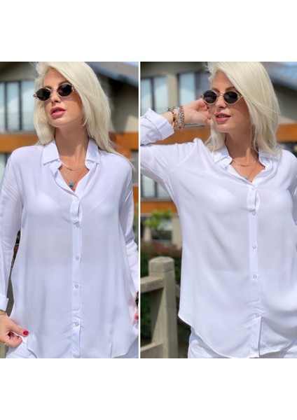 Mottisfashion Dokuma Viskon Kumaş Efsane Gömlek