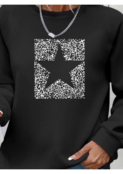 Mottisfashion Kadın Uzun Kollu Bisiklet Yaka Desenli Viskon Iki Iplik Bluz fiyatları