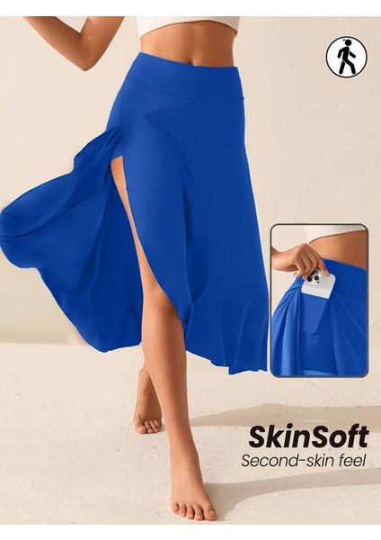 Mottisfashion Kadın Cep Detay Taytlı Sandy Etek fiyatları