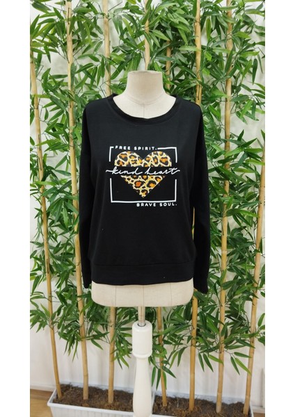 Mottisfashion Kadın Uzun Kollu Bisiklet Yaka Desenli Viskon Iki Iplik Bluz fırsatları