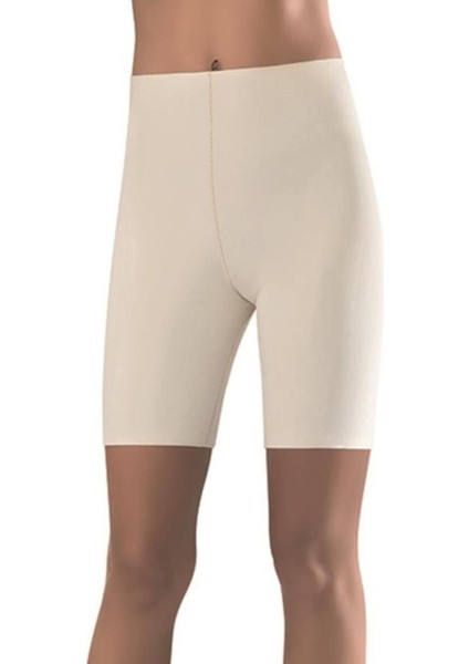 2'li Paket Kadın Lazer Kesim Uzun Şort Korse