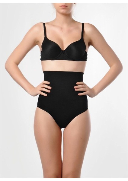 Toparlayıcı Silikonlu Yüksek Bel Slip Korse