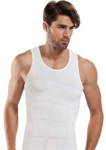 Erkek Beyaz Atlet Korse SE500