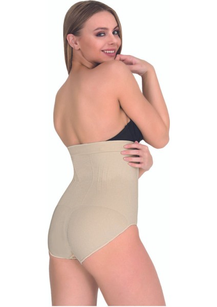 Kadın Bej Yüksek Bel Slip Korse fiyatları