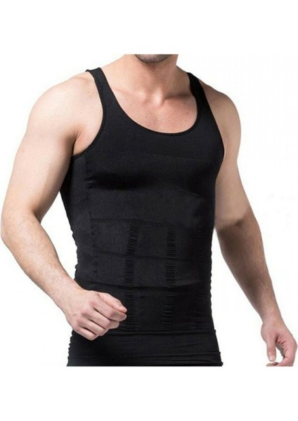 Göbek Incelten Vücut ve Göğüs Toparlayıcı Erkek Korse Atlet