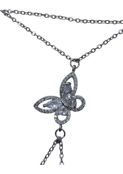 Gümüş Renk Kelebek Çelik Şahmeran - 3520 fiyatları