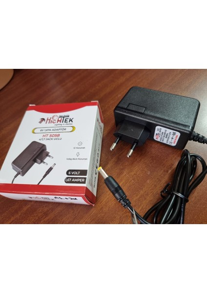 6V 1.66A Adaptör – 4.0/1.7mm Uçlu, Tansiyon Aletleriyle Uyumlu modelleri