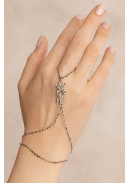 Gümüş Renk Kuş Çelik Şahmeran - 3548