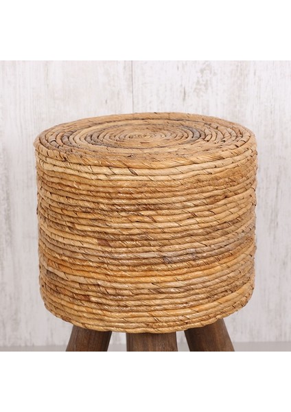 Mylamp Muz Yaprağı Puf & Stools-Doğal Teak Ağacı Gövde 32X50 cm fiyatları