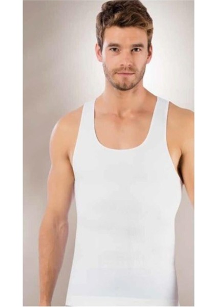 Beyaz Erkek Korse Atlet 6200