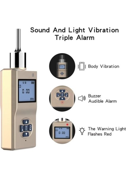 ES20B-O2 Alüminyum Alaşımlı Taşınabilir Şarjlı Yüksek Hassasiyetli Özel Taşıma Çantalı Gaz Dedektörü modelleri