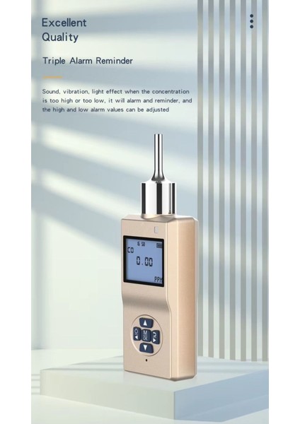 ES20B-O2 Alüminyum Alaşımlı Taşınabilir Şarjlı Yüksek Hassasiyetli Özel Taşıma Çantalı Gaz Dedektörü indirimleri