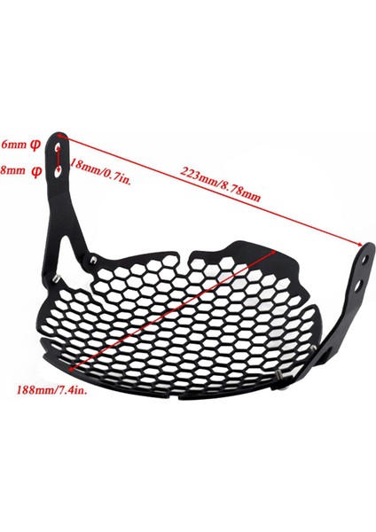 1100'LER Için Balikha Motosiklet Far Metal Kılıf (Yurt Dışından) modelleri