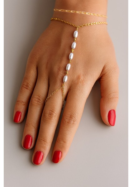 Altın Renk Silindir Inci Çelik Şahmeran - 3522