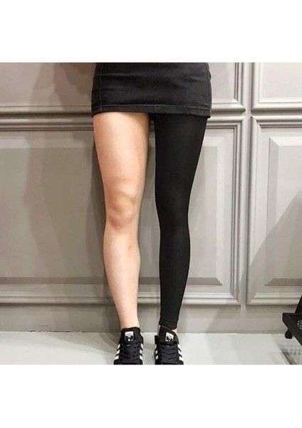 Kadın Siyah Korse Tayt 1 Beden Inceltme