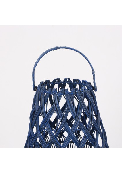Mylamp Seher Mavi Rattan Mumluk 25X60X70 cm fırsatları