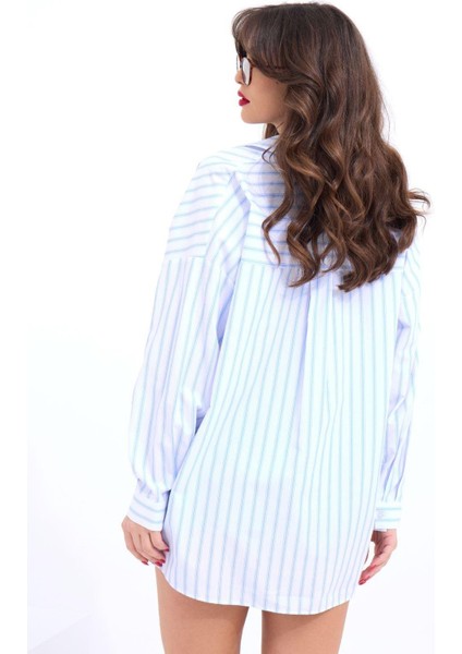 Mottisfashion 5213 Gömlek-Los Angeles Çizgili fırsatları