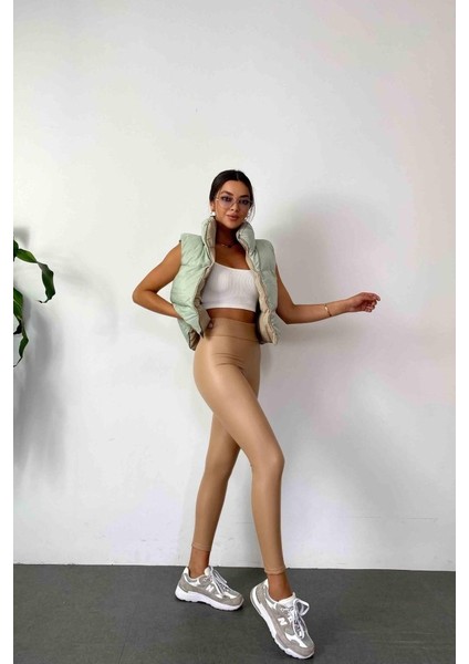 Mottisfashion Kadın Yüksek Bel Içi Şardonlu Fırsat Ürün Toparlayıcı Tayt fiyatları