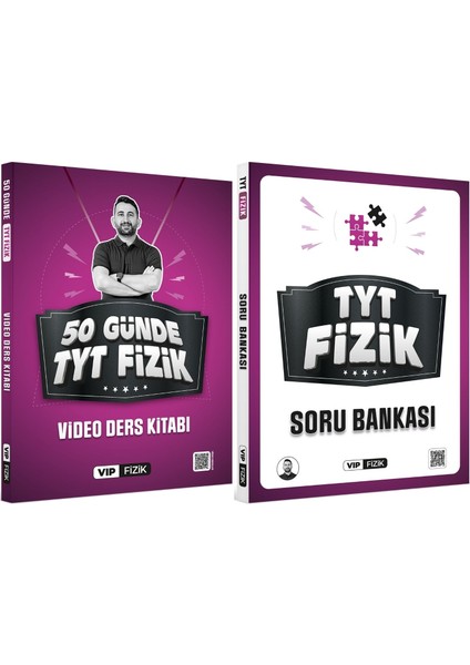 Vip Fizik Yayınları Vip Fizik 50 Günde TYT Kampı Video Ders Kitabı ve TYT Fizik Soru Bankası Seti