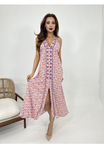 Mottisfashion 6855 Elbise-Mor fiyatları