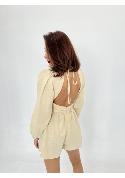 Mottisfashion 6528 Tulum Elbise-Taş