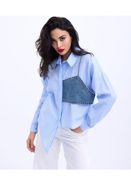 Mottisfashion 5419 Gömlek-San Diego Çizgili