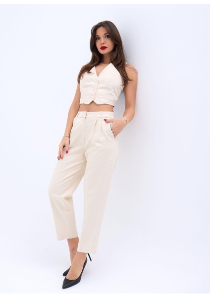 Mottisfashion 6917 Pantolon-Bej indirimleri