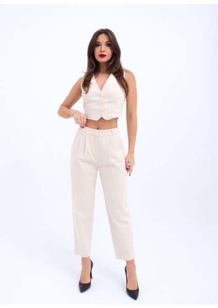 Mottisfashion 6917 Pantolon-Bej