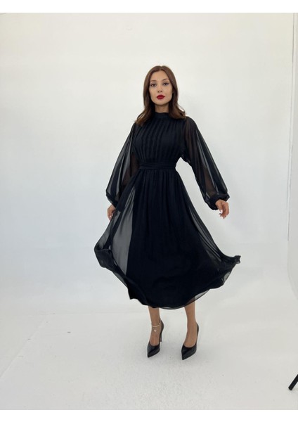 Mottisfashion 6297 Elbise-Siyah fiyatları