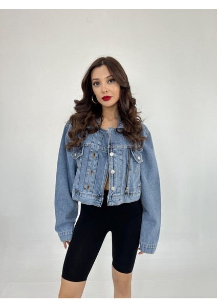 Mottisfashion 6925 Kot Ceket-Mavi