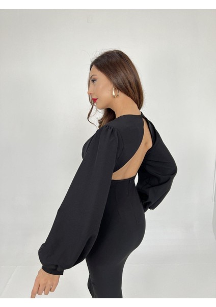 Mottisfashion 6530 Elbise-Siyah fırsatları
