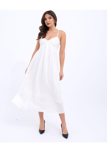 Mottisfashion 7322 Elbise-Ekru fiyatları