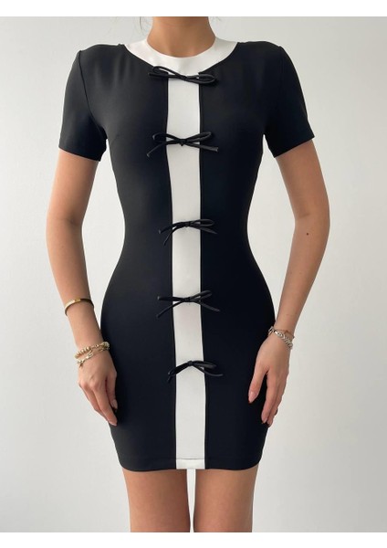 Mottisfashion Cazzie Fiyonk Detaylı Elbise fiyatları