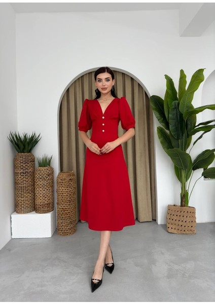 Mottisfashion Linda Midi Elbise indirimleri